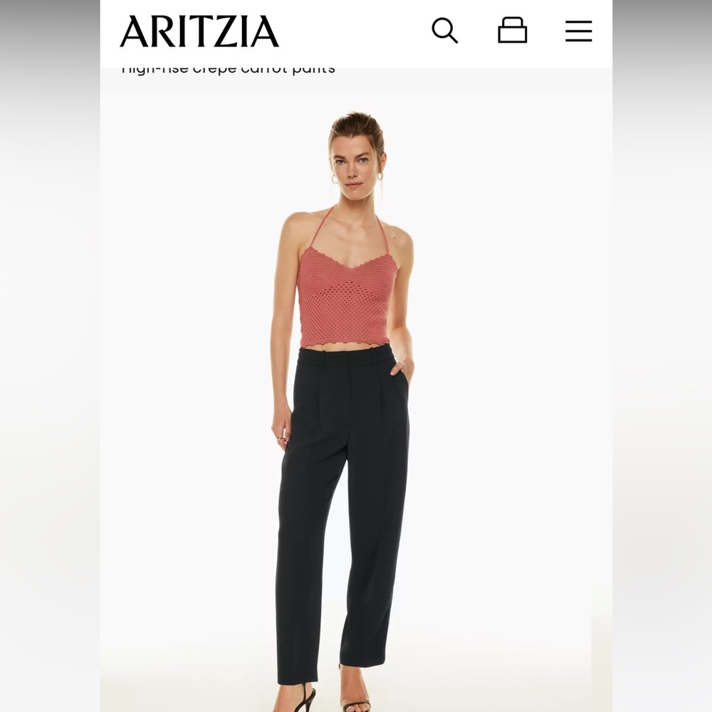 Wilfred Carrot pants in black